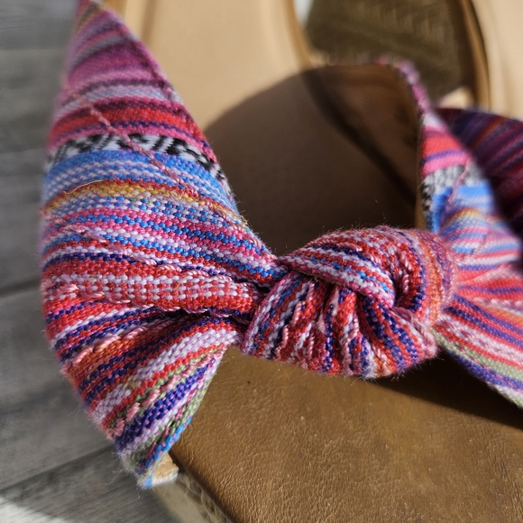 Xhilaration Open Peep Toe Sandals Adjustable Strap Wedge Heel Size 10 - Picture 2 of 15